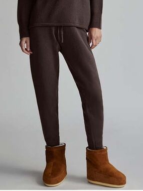 VARLEY KENT LOUNGE 27.5 PANT - COFFEE bean True Knit Size small